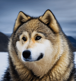 Grönlandi kutya kutya profilkép